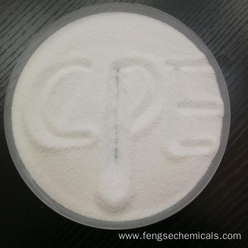 WHITE POWDER CHLORINATED POLYETHYLENE CPE 135A